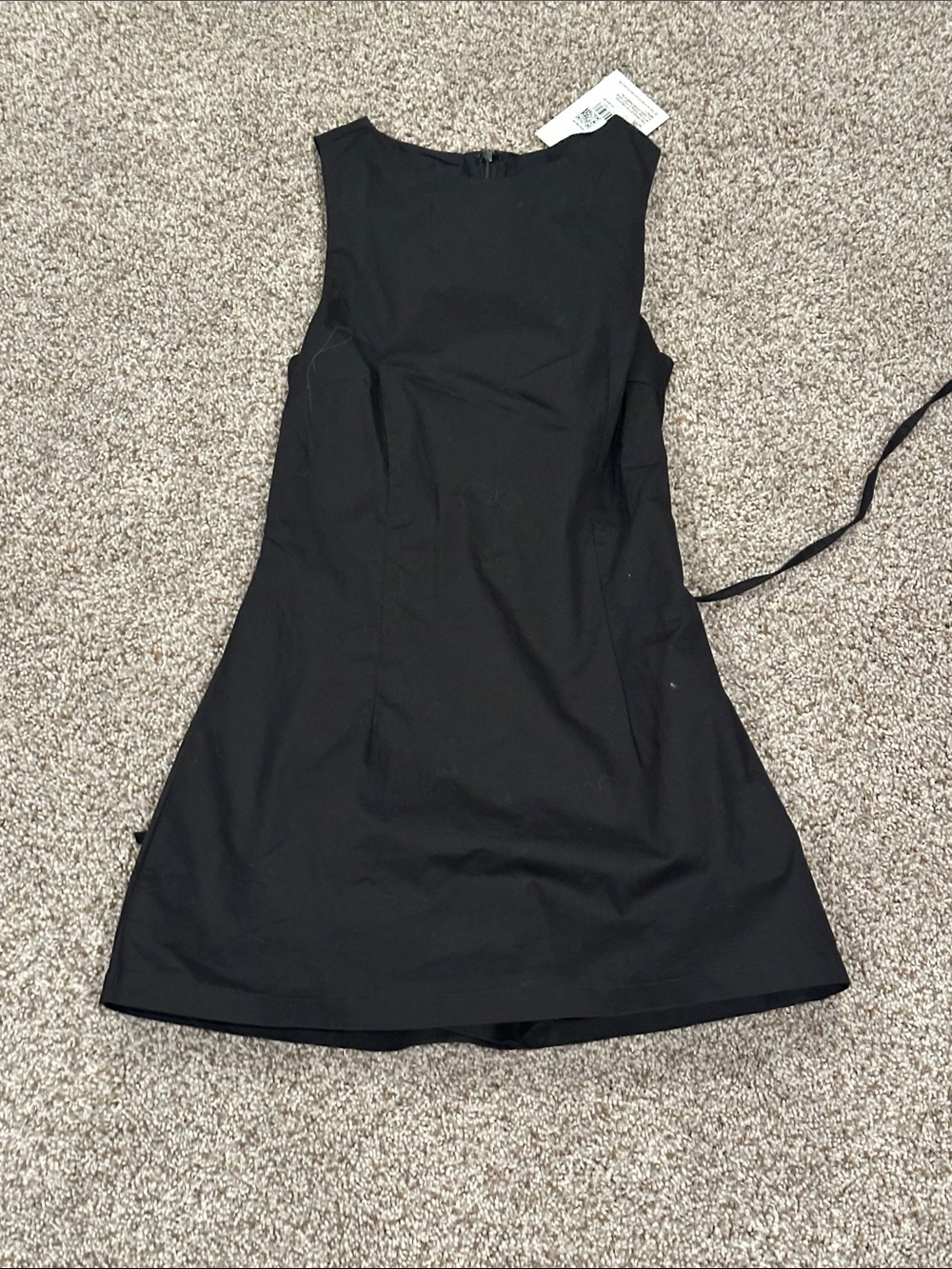 Princess Polly Black Sleeveless Mini Dress with Clean A-Line